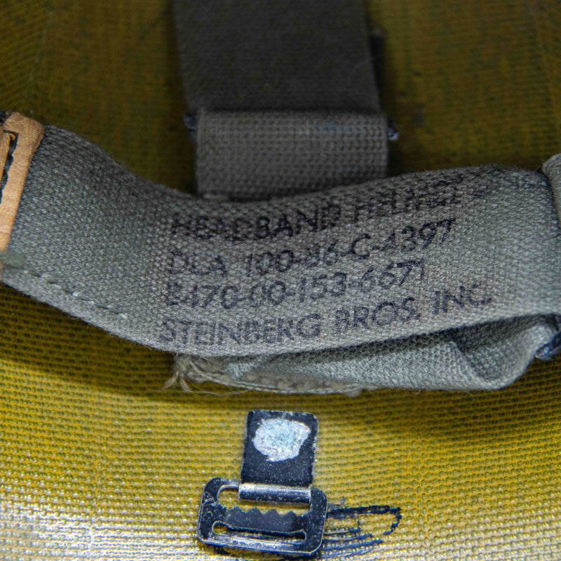 Post-War US M1 Helmet with Liner & Camo Cover