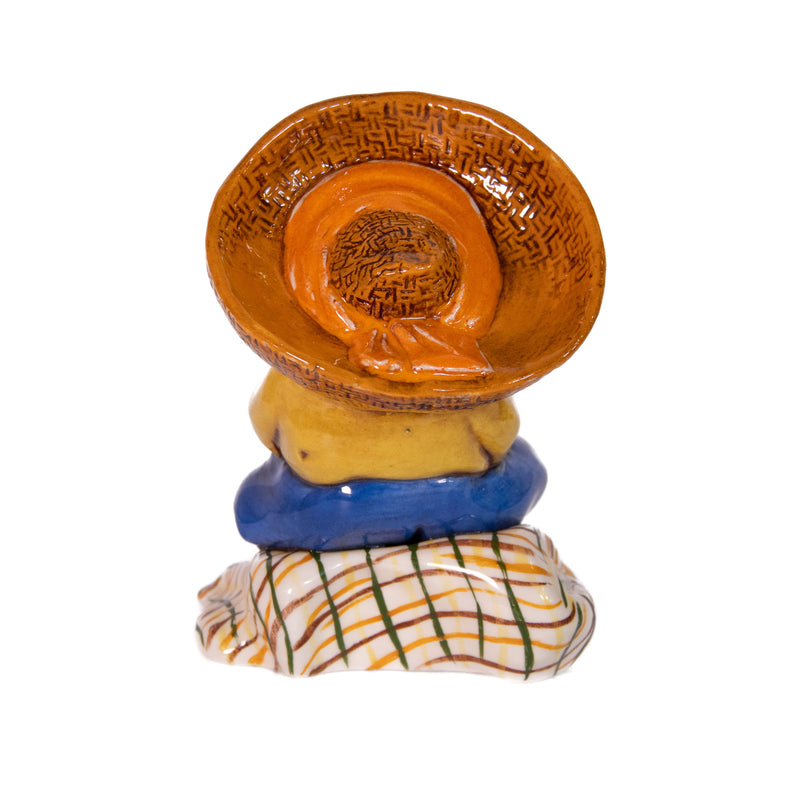 Small Ceramic Sleep Mexican Siesta Figurine