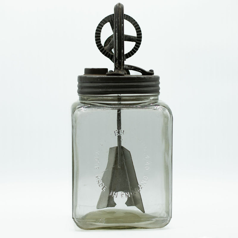 Blow 4 Quart Butter Churn with Metal Paddles