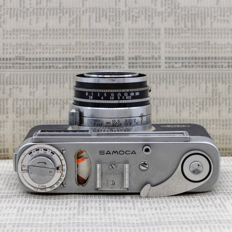 Samoca Model LE-II 35mm Rangefinder Camera & Case : Not Working
