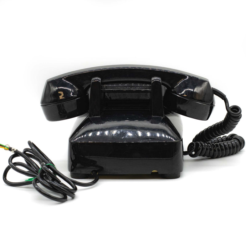 Automatic Electric Black Rotary Phone