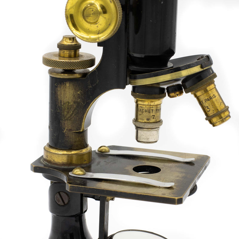 Nachet A Paris Anodized Brass Microscope