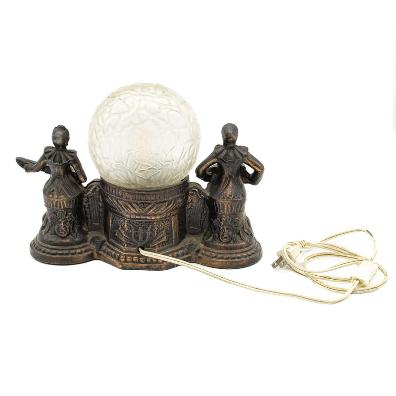 Art Deco Frankart Jester Musician Table Lamp