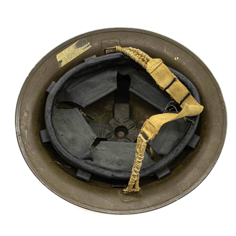 WWII Canadian MK-II Brodie Helmet by G.S.W.