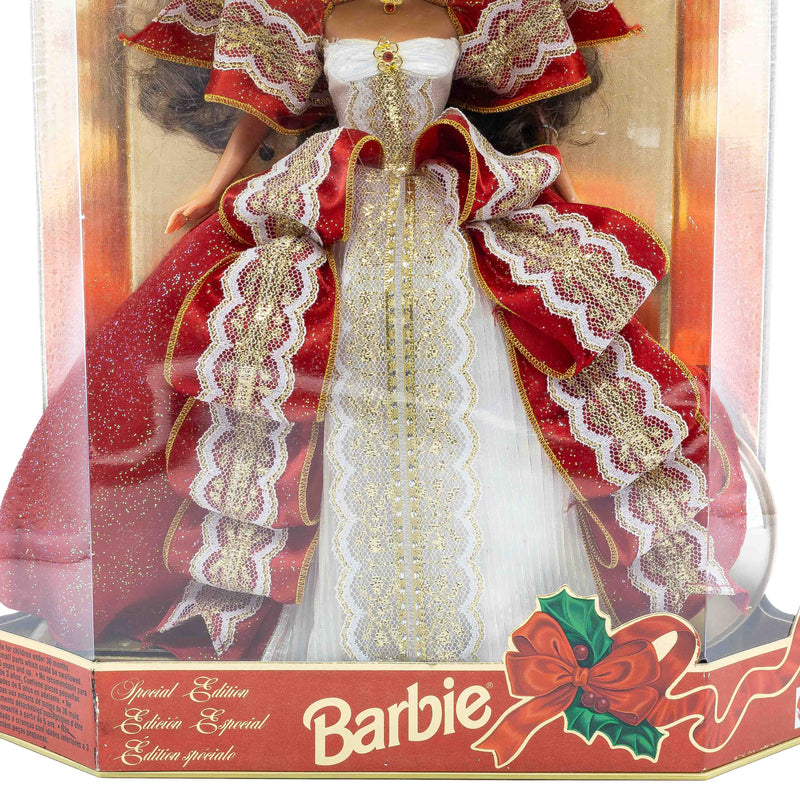 1997 Happy Holidays Barbie with Rare Blue Eye Box Misprint