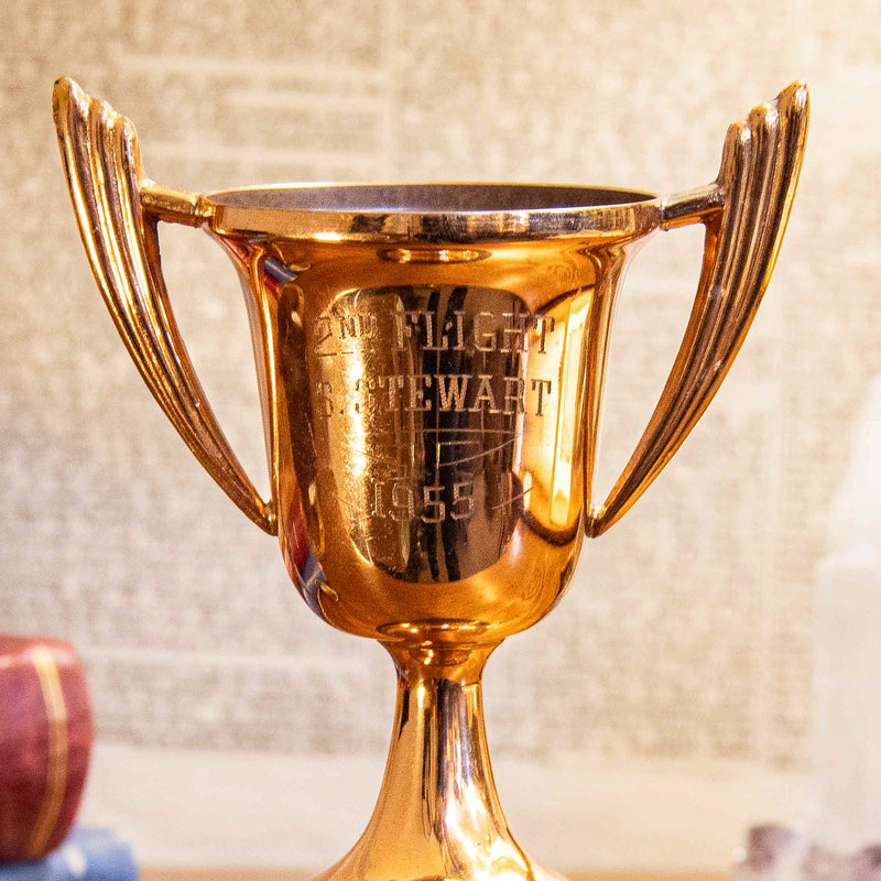 c.1956 - Trophy - Copper Finish with Plastic Base