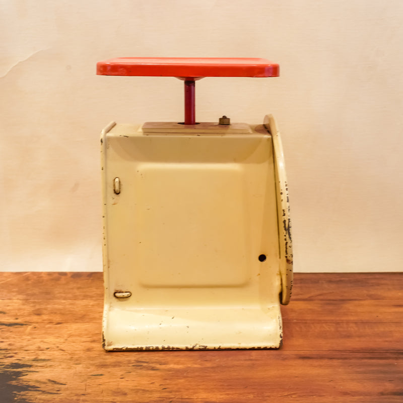 Way Rite Orange & Cream Kitchen Scale