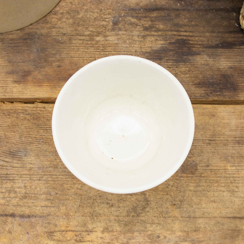 Adams White Ironstone Pudding Bowl