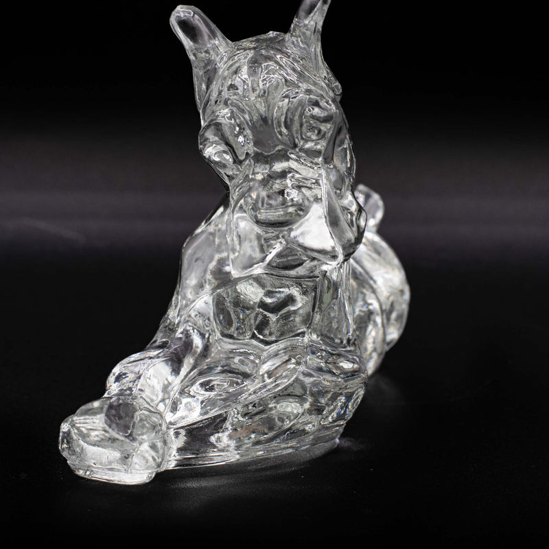 Kenneth Haley Glass Boxer Dog Paperweight