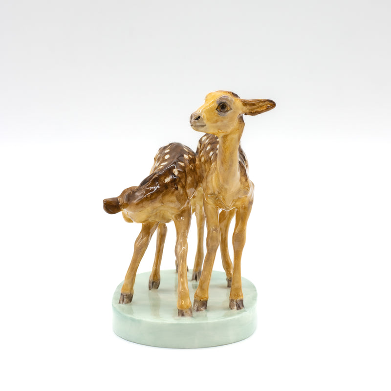 Royal Worcester Young Spotted Deer Figure