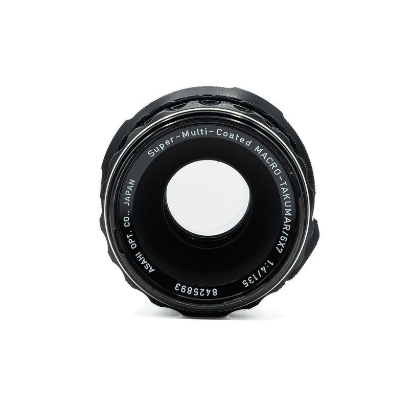 Super-Multi-Coated Takumar 6x7 135mm F4 Macro Lens With Case