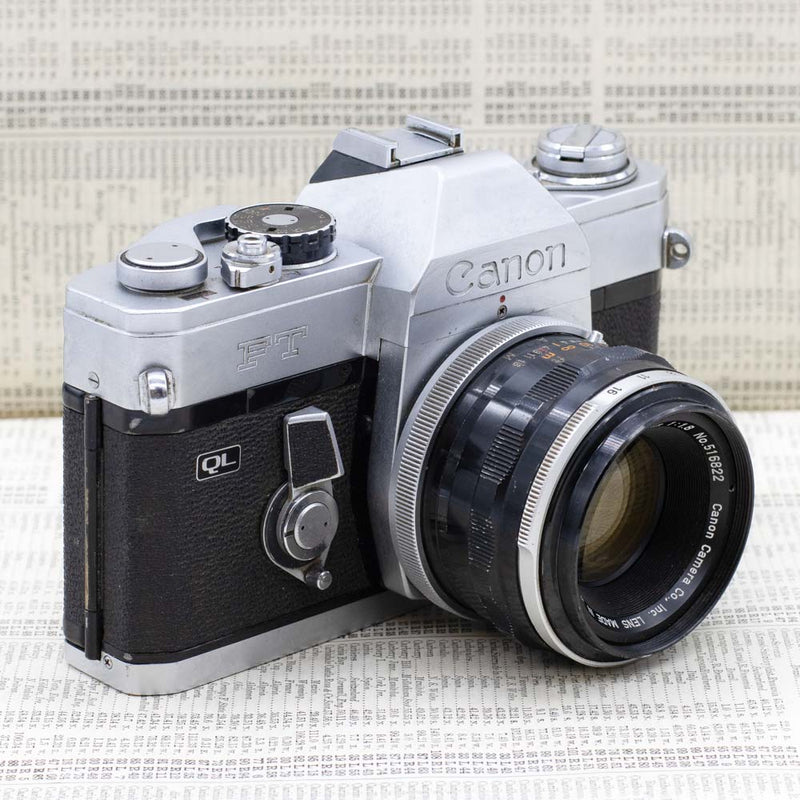 Canon FT QL with Canon FL 50mm 1.8 LensCanon