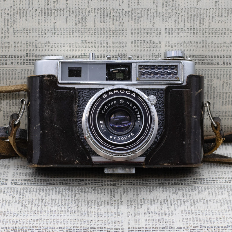Samoca Model LE-II 35mm Rangefinder Camera & Case : Not Working