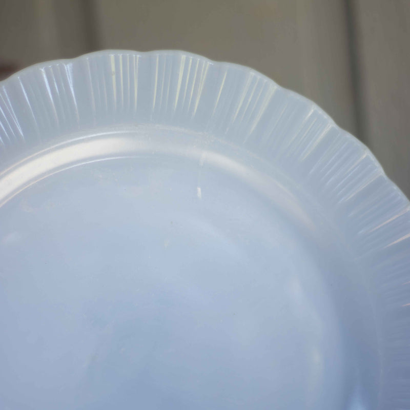 Pyrex Blue Delphite 12" Pie Crust Dinner Plate