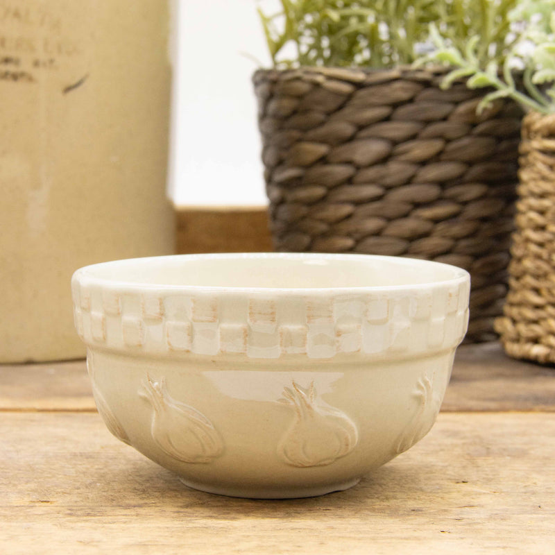 Garlic Embossed Modern Bowl