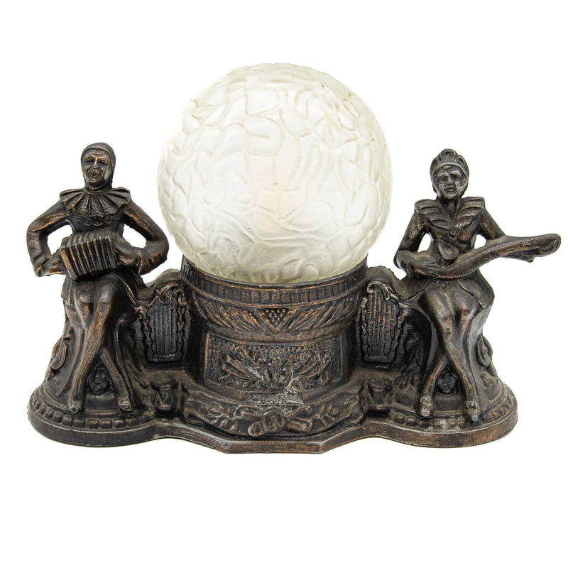 Art Deco Frankart Jester Musician Table Lamp