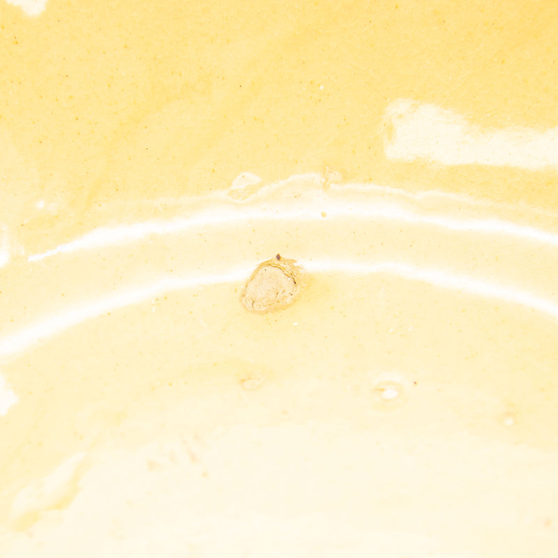Ridged Yellowware Mixing Bowl