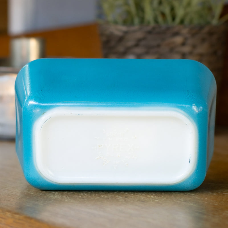 Pyrex 502 Blue Refrigerator Dish : No Lid