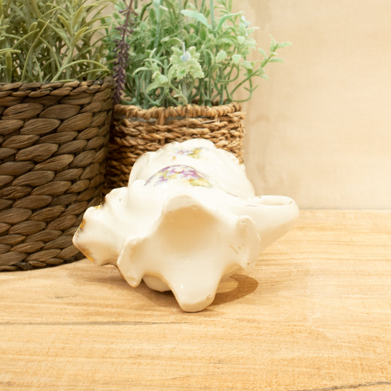 Fancy Shaving Mug with Floral Design