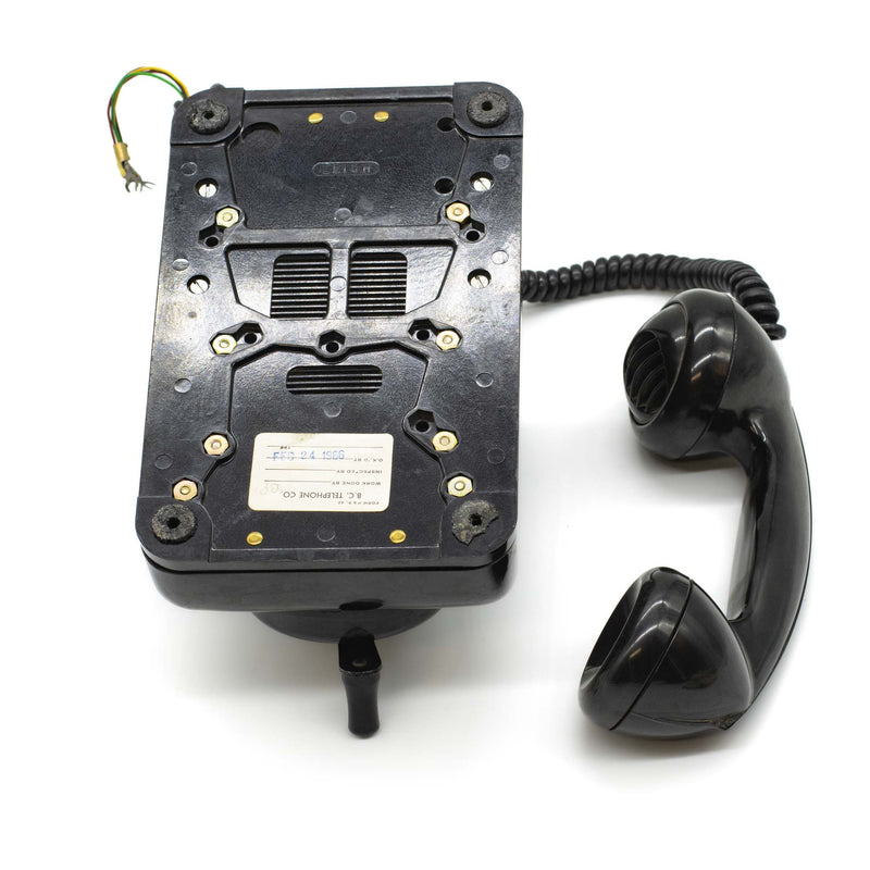 Leich Black Bakelite Crank Phone