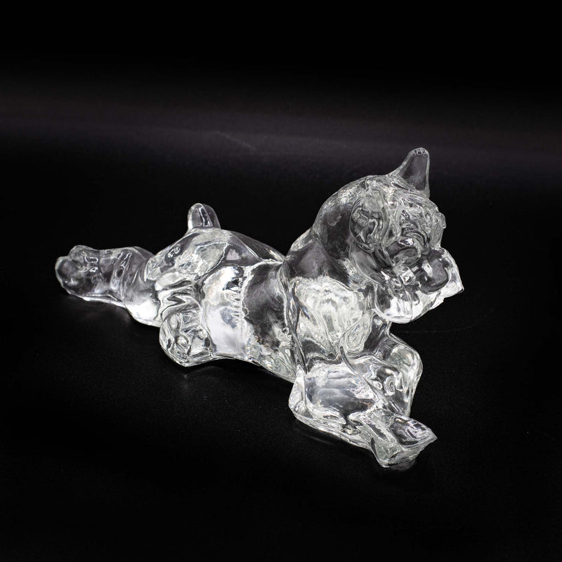 Kenneth Haley Glass Boxer Dog Paperweight