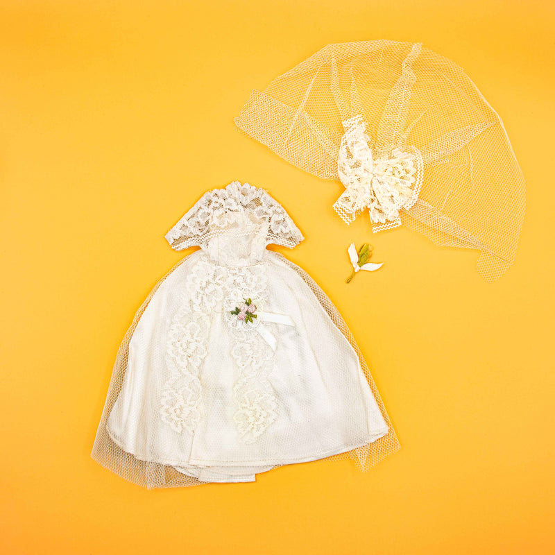 Barbie Wedding Dress & Veil Set