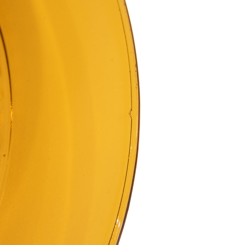 Gold Carnival Glass Plate