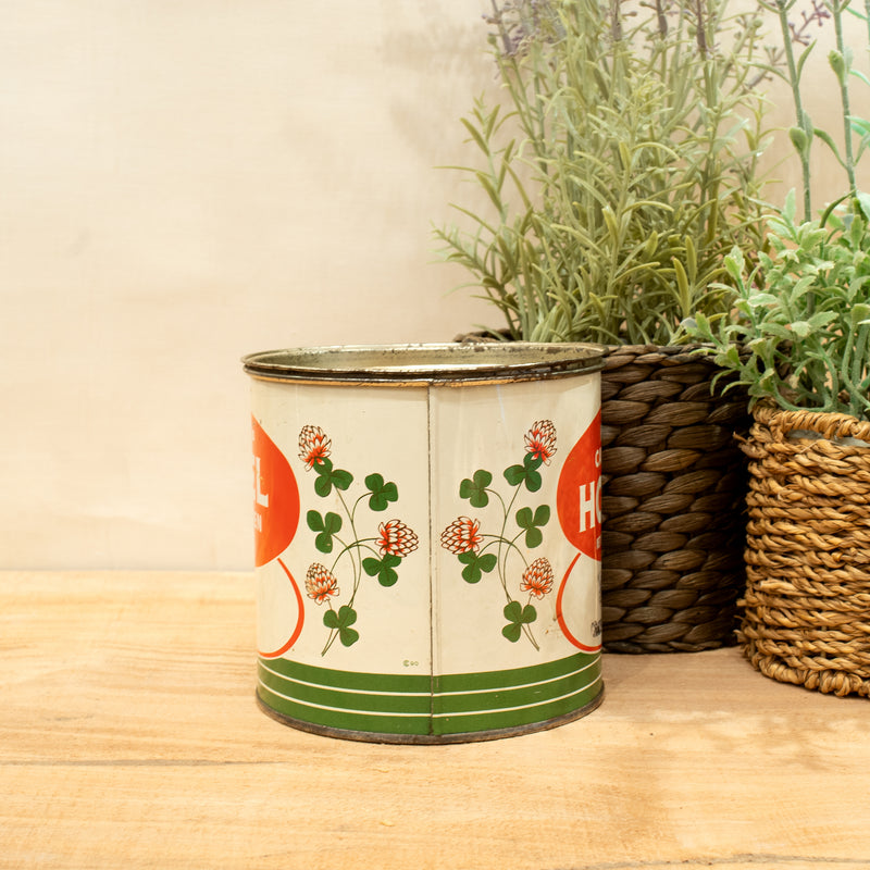 Pure Canadian Honey Tin with Lid : Norm McKay, Govan Sask.