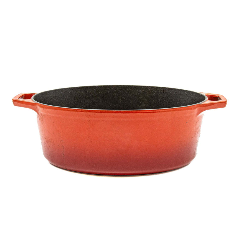 Invicta Red Enameled Cast Iron Oval 6L Casserole