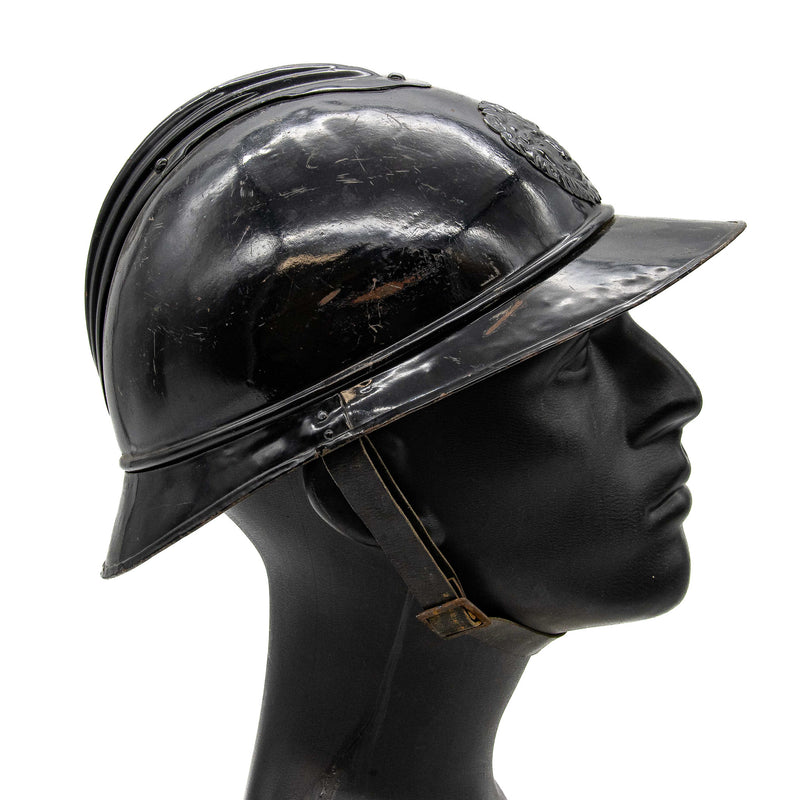 WWI Belgian M15 Adrian Helmet with Lion Badge