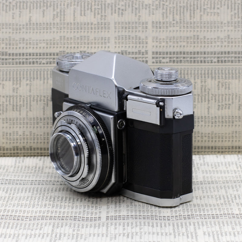 Zeiss Ikon Contaflex II with Case, Lens Hood & Filter