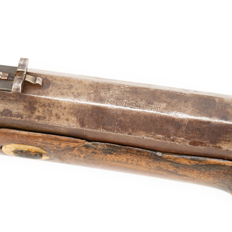 T. Nichol Pre-Confederation Black Powder Percussion Rifle