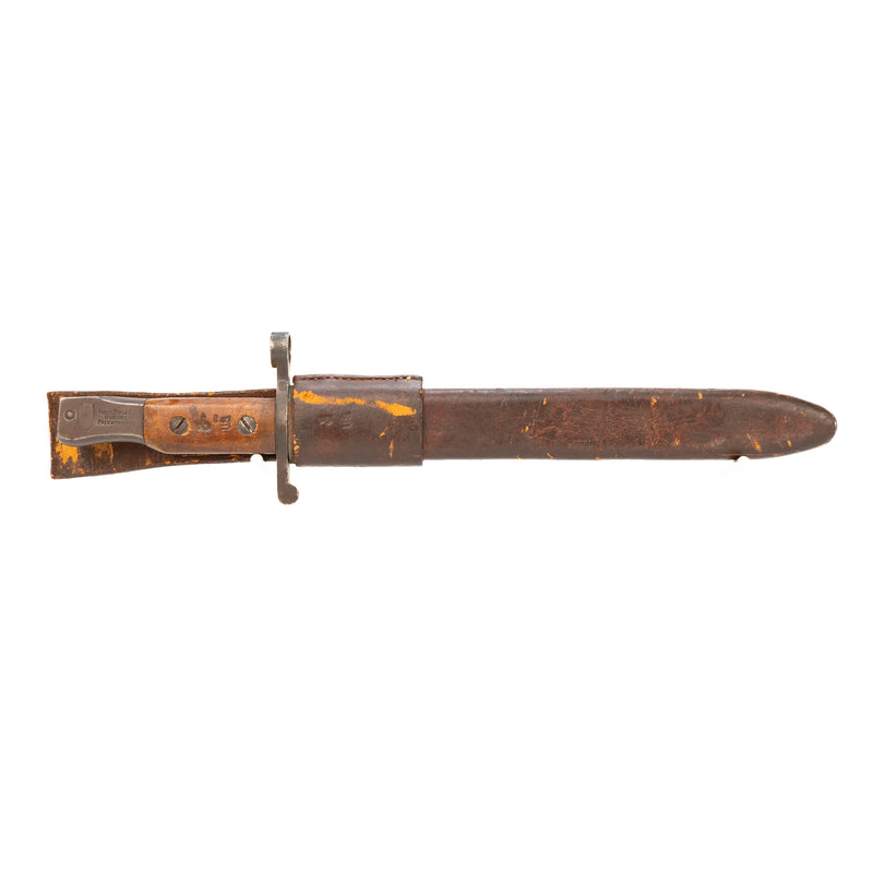 RARE WWI Ross Mk II Bolt Action Rifle U.S. Marked with Matching Bayonet