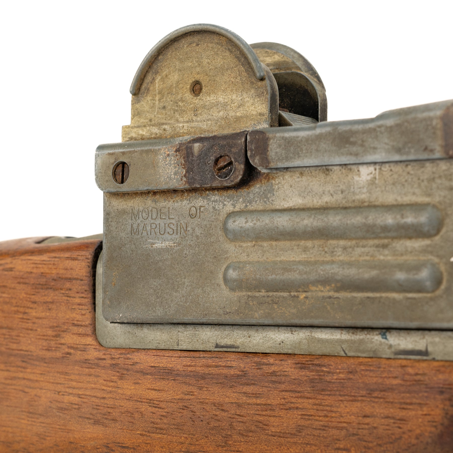 Plug Fire Cap Marushin UZI 9mm Plug Fire Cap Gun with Magazine, Removable Wood Stock ...