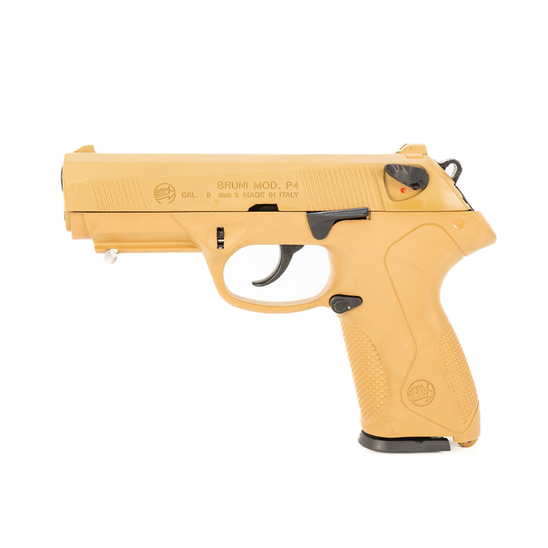Bruni Model P4 Semi-Auto Blank Firing Pistol : 9mm PAK