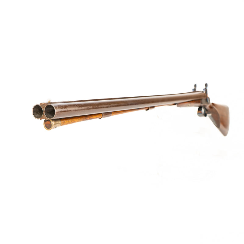 J. Grainger Double Barrel Percussion Muzzle Loading Shotgun