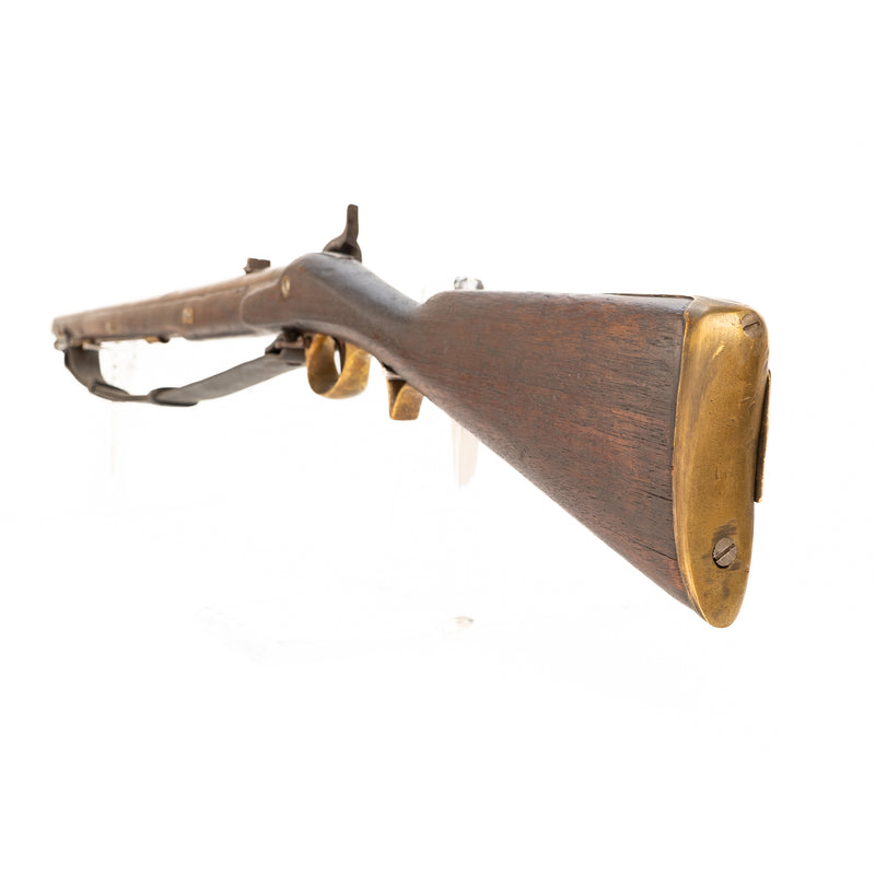 Nepalese Brunswick Percussion Cap Black Powder Rifle : .75 Cal Belted Ball
