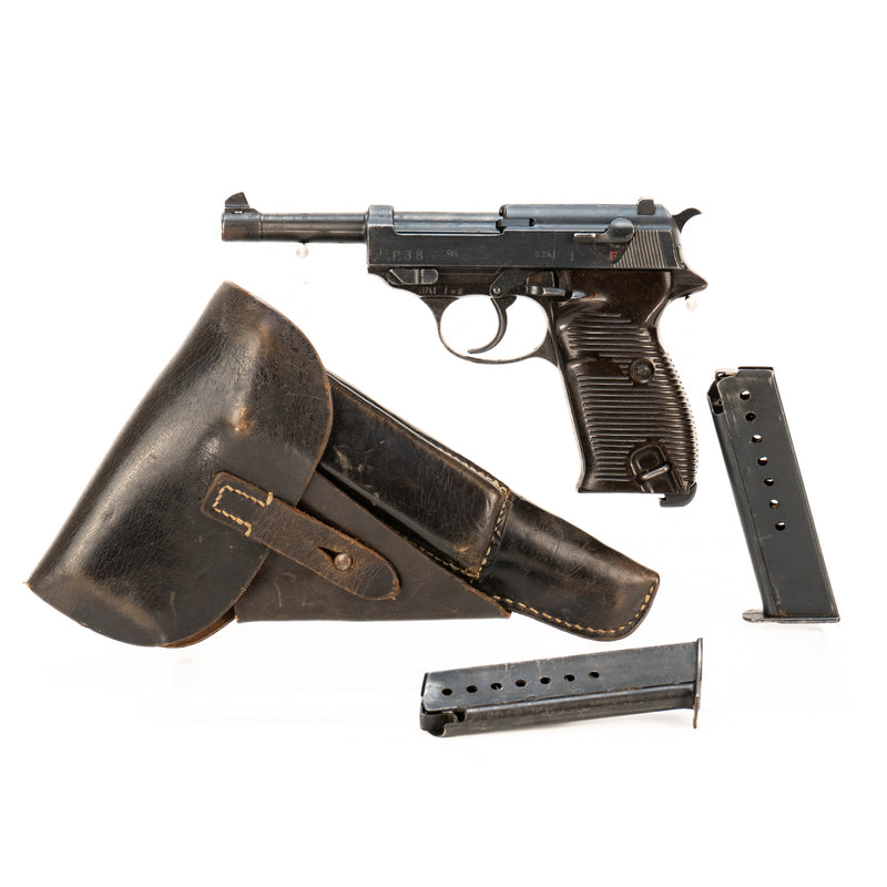Walther P38 Semi-Auto Pistol, Holster & Extra Magazine : 9mm