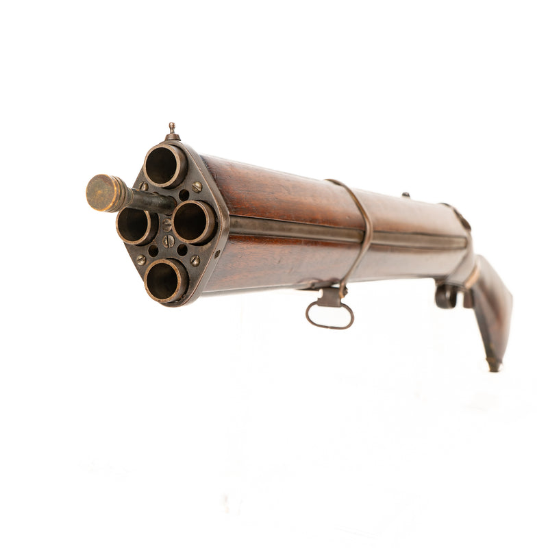 Flintlock 4 Barrel .75 Caliber Volley Gun