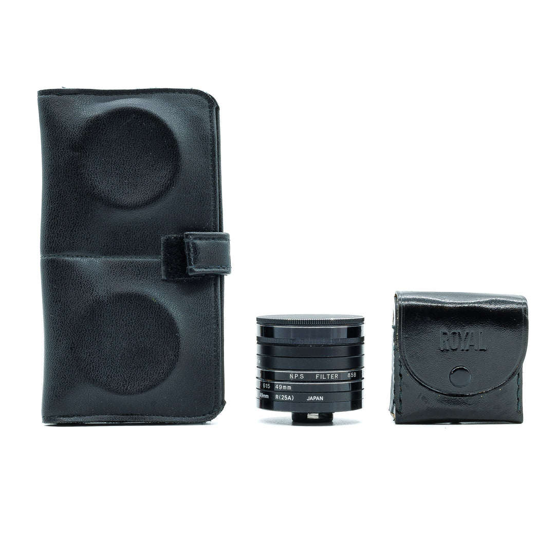 Olympus OM-2 System with 3 Lenses, Motor Drive, Filters