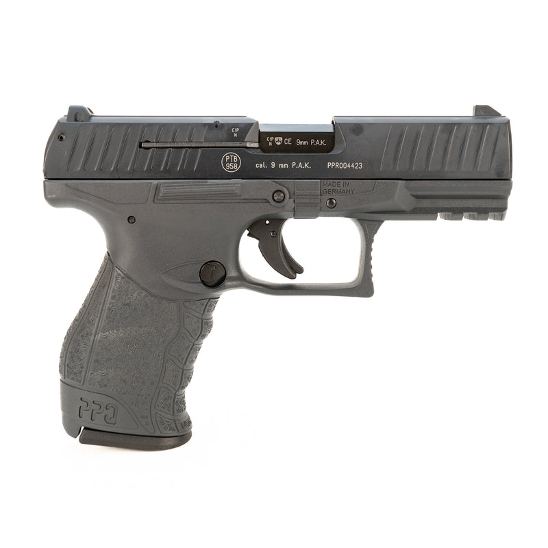 Walther Model PPQ M2 TGR Semi-Auto Blank Firing Pistol : 9mm P.A.K.