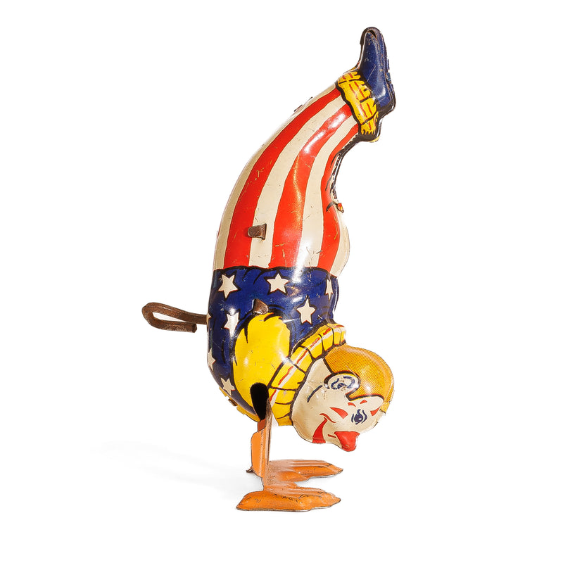 J. Chein Wind Up Handstand Walking Clown : Works!