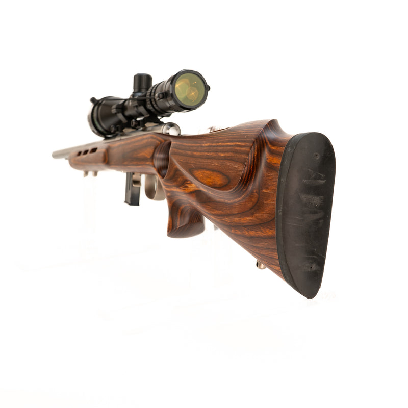 Savage 93R17-BTVS Bolt Action Stainless Steel Thumbhole Stock Rifle: .17 H.M.R.