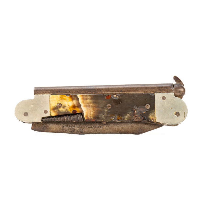 French Percussion Knife Pistol Burglar Alarm Gun