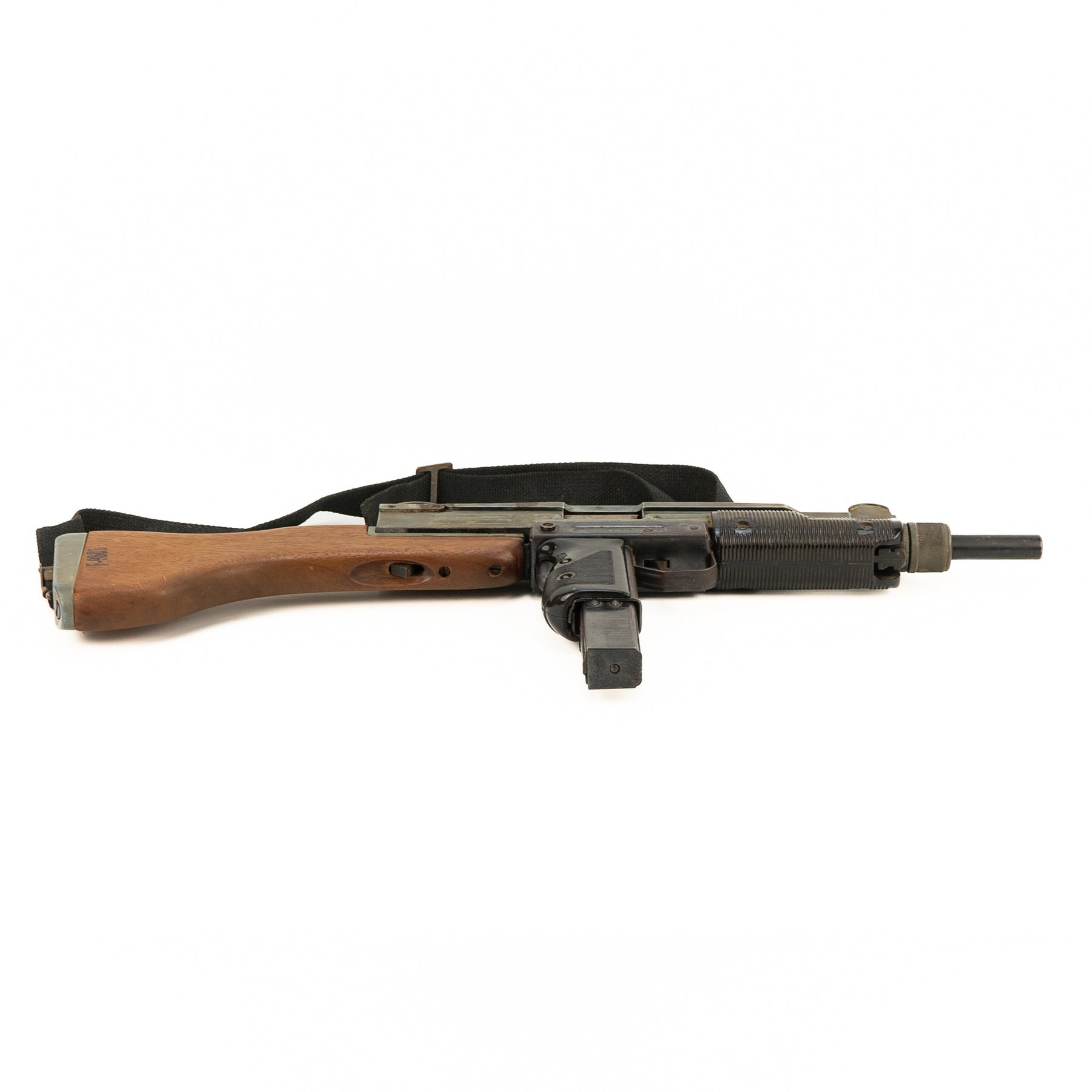 Plug Fire Cap Marushin UZI 9mm Plug Fire Cap Gun with Magazine, Removable Wood Stock ...
