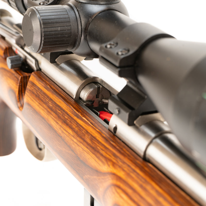Savage 93R17-BTVS Bolt Action Stainless Steel Thumbhole Stock Rifle: .17 H.M.R.