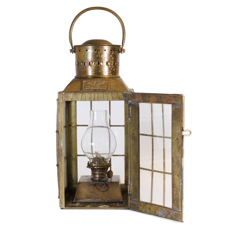 Vintage Brass Chief Light Marine Lantern