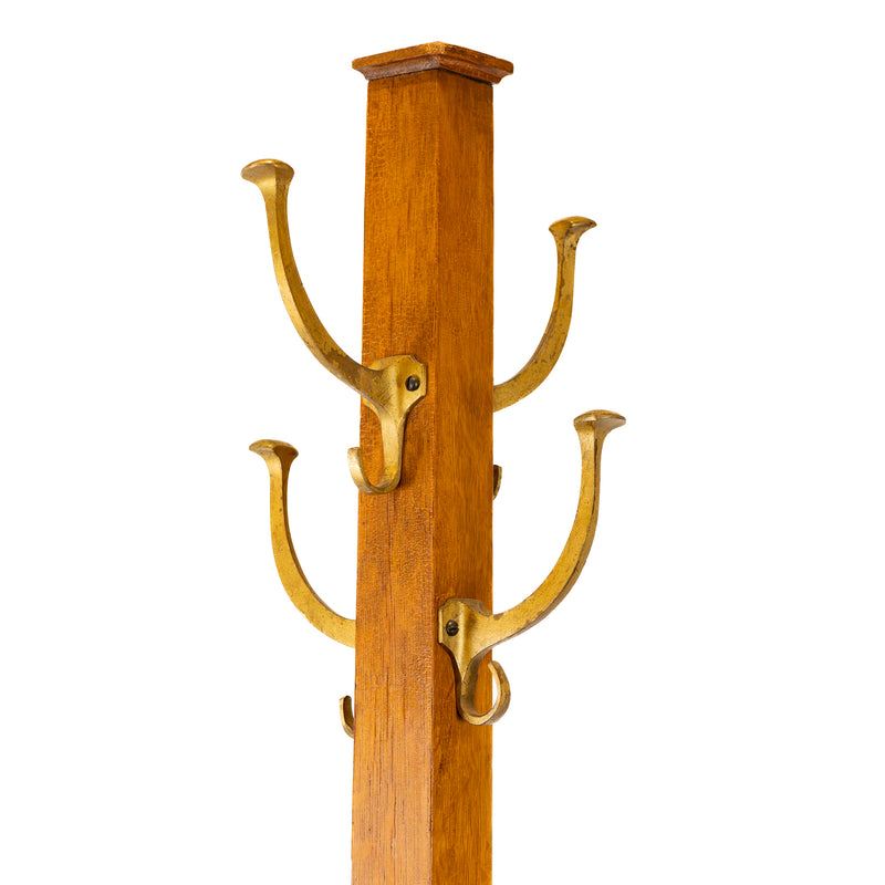 Mission Style Oak Arts & Crafts Coat Tree