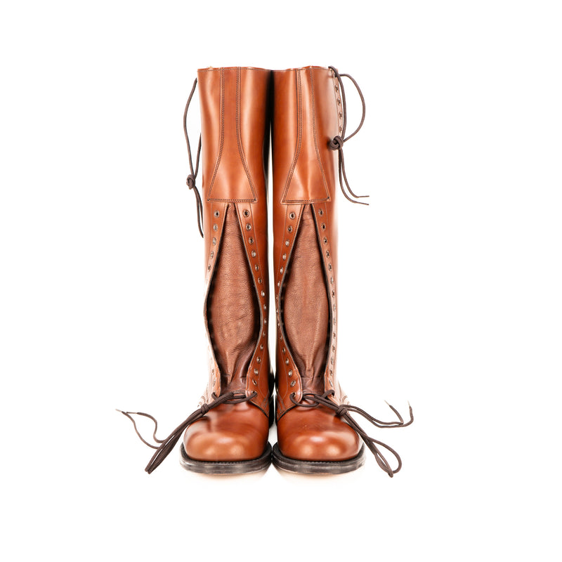 New Old Stock Biltrite RCMP High Brown Boots : Size 9E