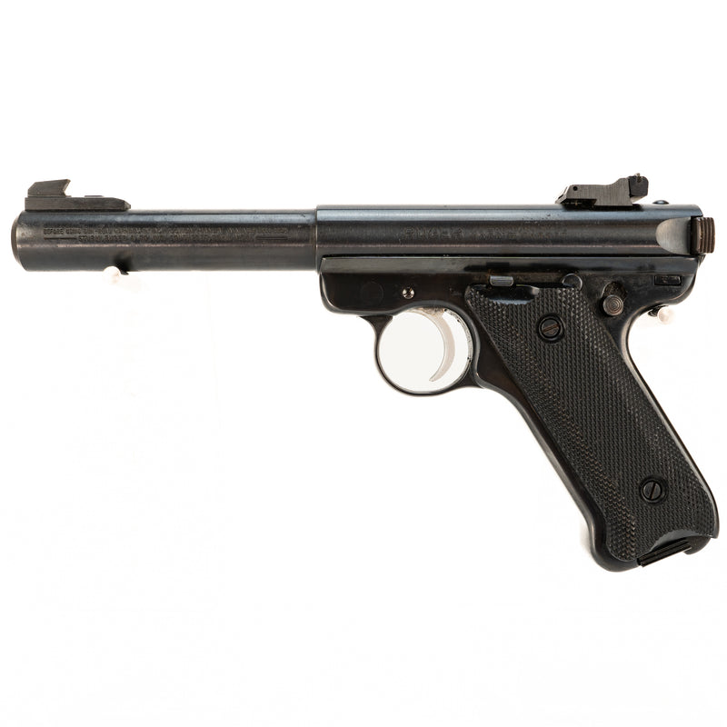 Ruger Mark II Semi-Auto Target Pistol & 5 Magazines : .22 LR